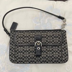 Coach Logo Wristlet